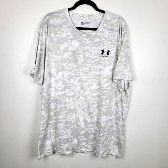 Under Armour Mens Loose Fit T-shirt Short Sleeve Camo Workout Athletic Size 3XL - Picture 1 of 5